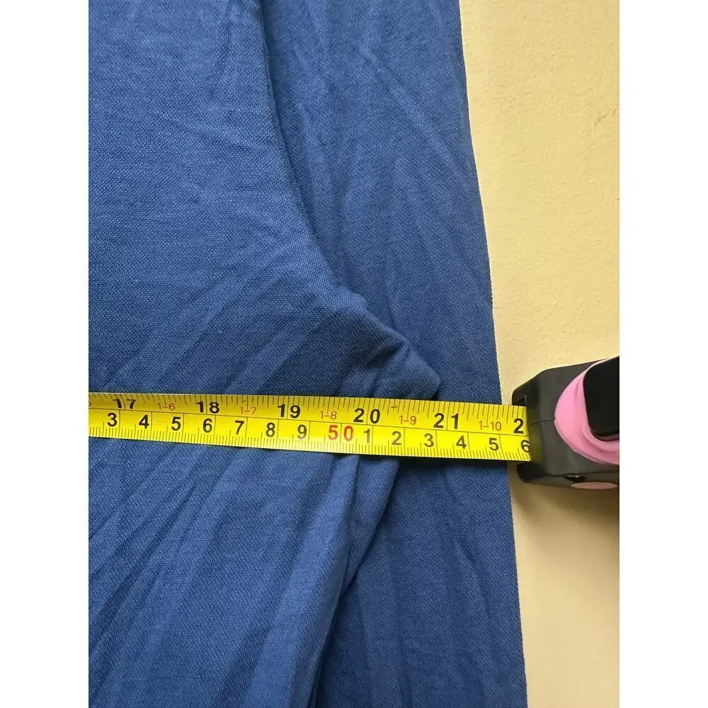 NWT Faconnable XXL Royal Blue Long Sleeve Collared Polo Shirt Golf Preppy Gift